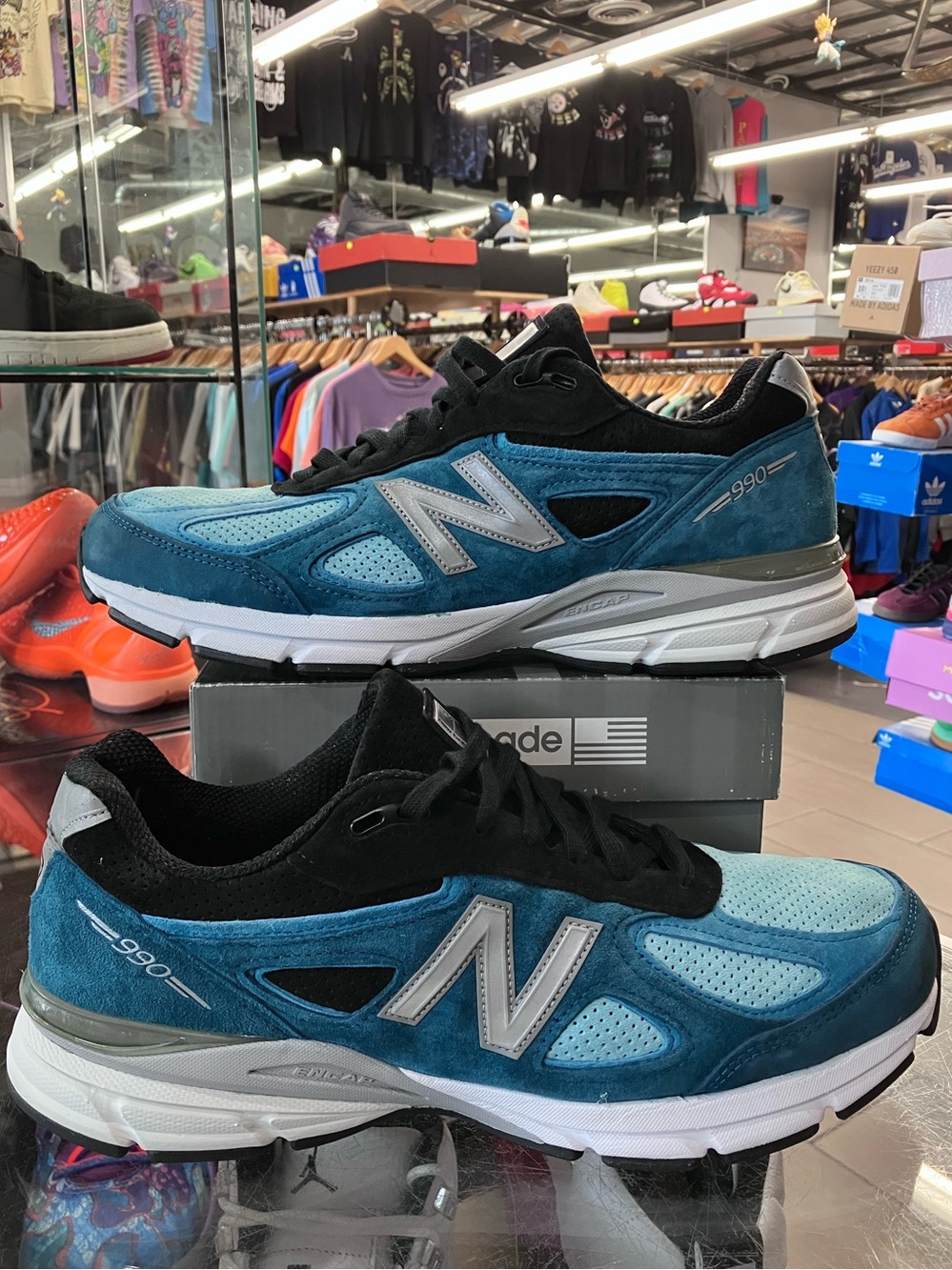 New Balance 990v4 Moroccan Blue Size 13